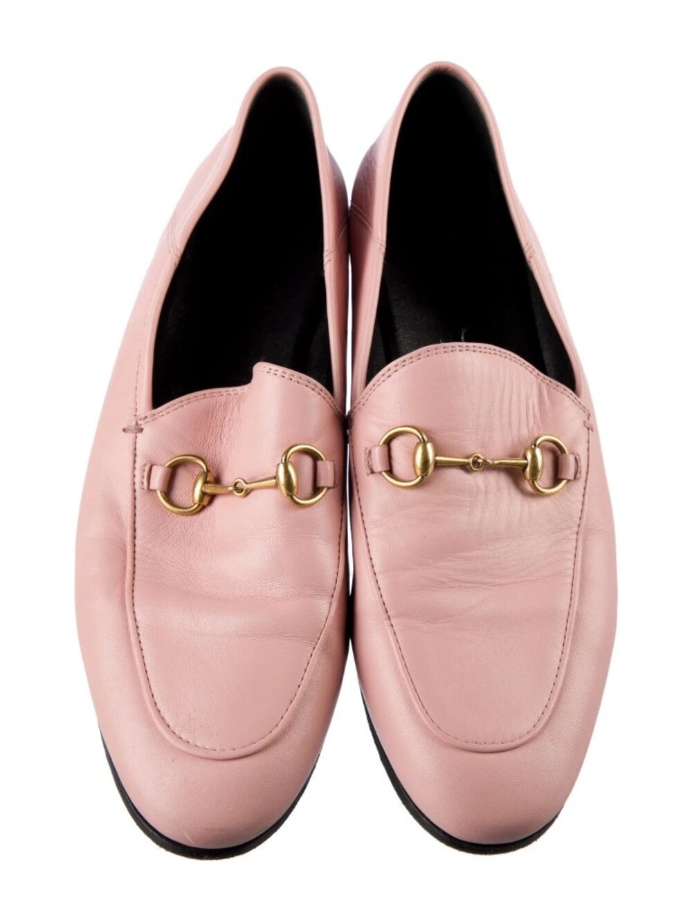 Gucci Brixton Horsebit Leather Loafers - 38EU / 8US